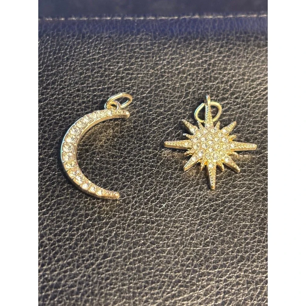 Vintage Collection Celestial Moon & Starburst Charms Pendants